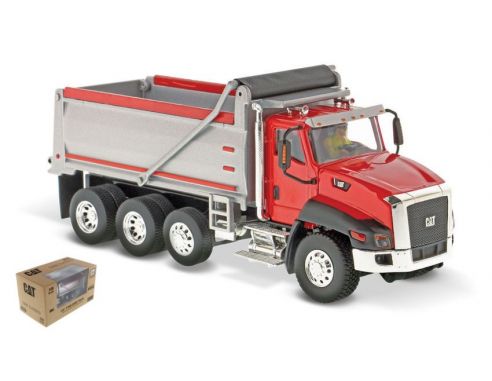 Diecast Master DM85502 CAT CT660 DUMP TRUCK RED 1:50 Modellino