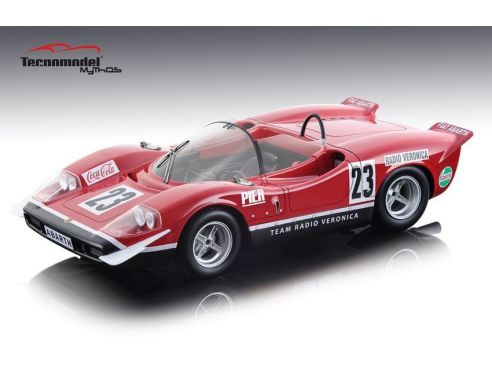 Tecnomodel TMD1858B ABARTH 2000 S N.23 SILVERSTONE 1969 ED SWART 1:18 Modellino