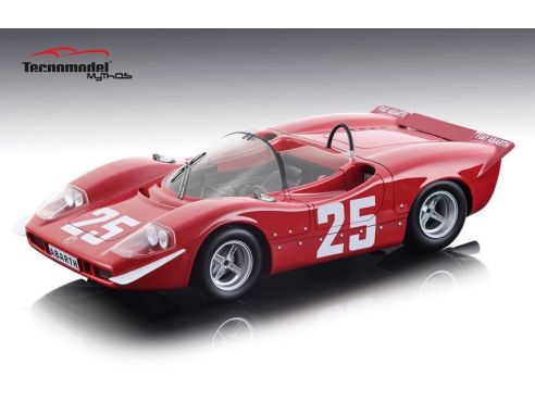 Tecnomodel TMD1858E ABARTH 2000 S N.35 WINNER NURBURGRING 1969 T.HAZEMANS 1:18 Modellino