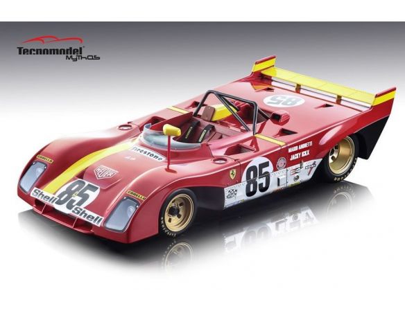 Tecnomodel TMD1862A FERRARI 312 PB N.85 WINNER WALKINS GLEN 1972 ANDRETTI-ICKX 1:18 Modellino