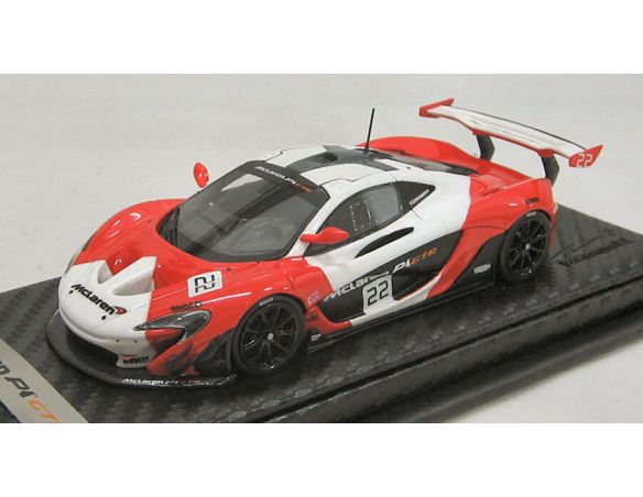 Tecnomodel TMD43EX06E MC LAREN P1 GTR 2016 RED AND WHITE LIM.40 1:43 Modellino