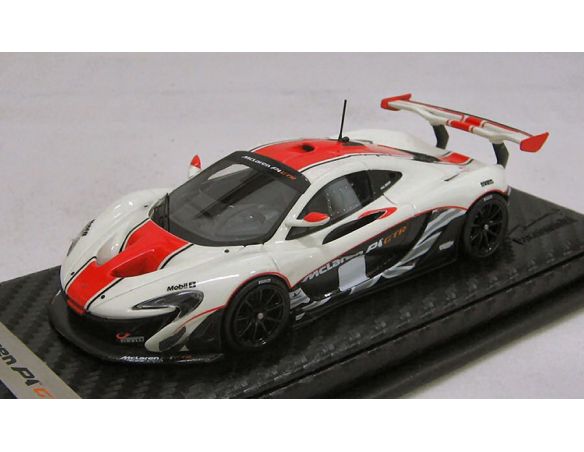 Tecnomodel TMD43EX06G MC LAREN P1 GTR 2015 PEARL WHITE RACE VERSION LIM.40 1:43 Modellino