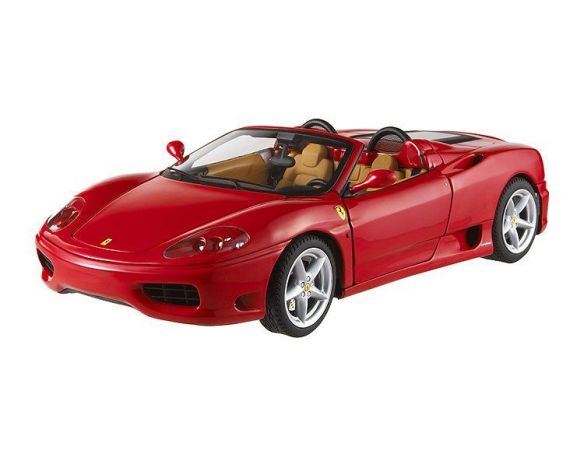 HOTWHEELS MATTEL ELITE P9902 FERRARI SPIDER 2000 MODENA 1/18 Modellino