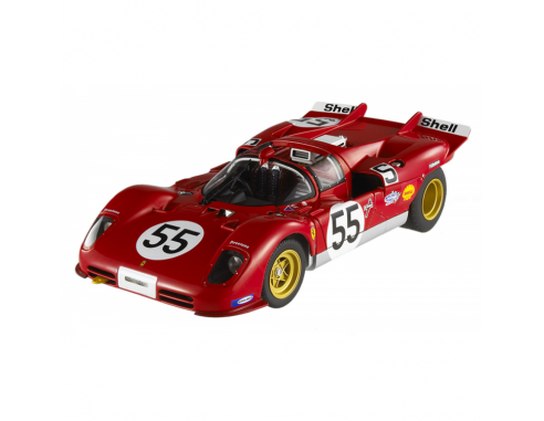 HOTWHEELS ELITE T6259 FERRARI 512 S 1000 KILOMETERS NURBURGRING 1970 No.55 1:18