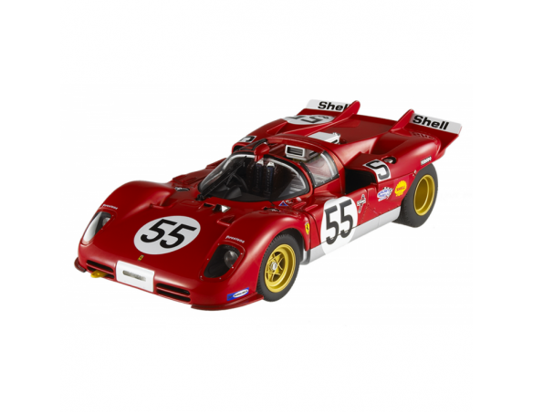 HOTWHEELS ELITE T6259 FERRARI 512 S 1000 KILOMETERS NURBURGRING 1970 No.55 1:18