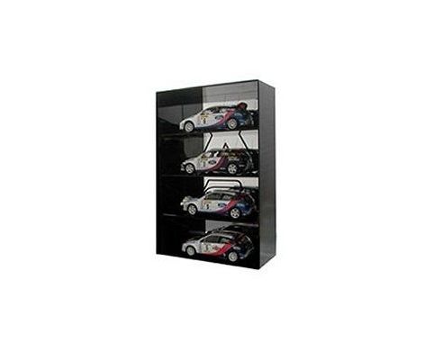 Auto Art / Gateway 90021 ACR.DISPLAY SHELF 4X1/18 CAR(BLACK) Modellino