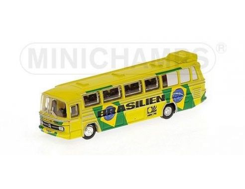 Minichamps PM169035186 MERCEDES O 302 BUS 1974 NAZIONALE BRASILE 1:160 Modellino