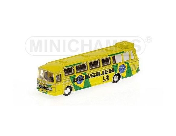 Minichamps PM169035186 MERCEDES O 302 BUS 1974 NAZIONALE BRASILE 1:160 Modellino