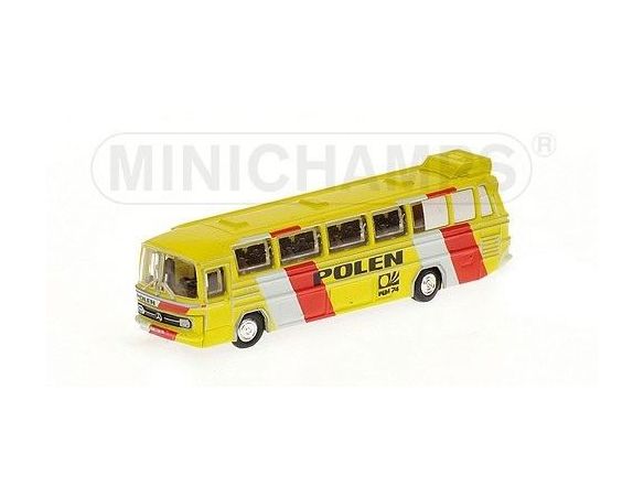 Minichamps PM169035189 MERCEDES BUS O321H 1974 NAZIONALE POLACCA 1:160 Modellino