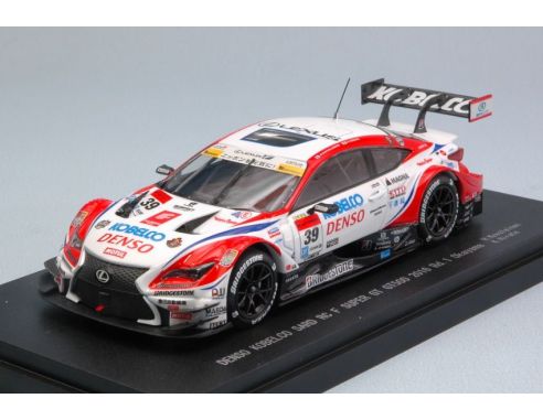 Ebbro EB45388 LEXUS RC F N.39 7th OKAYAMA SUPER GT 500 2016 H.KOVALAINEN-K.HIRATE 1:43 Modellino