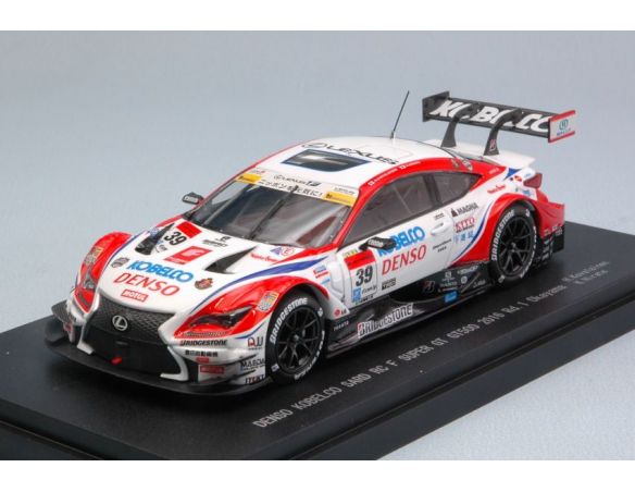 Ebbro EB45388 LEXUS RC F N.39 7th OKAYAMA SUPER GT 500 2016 H.KOVALAINEN-K.HIRATE 1:43 Modellino