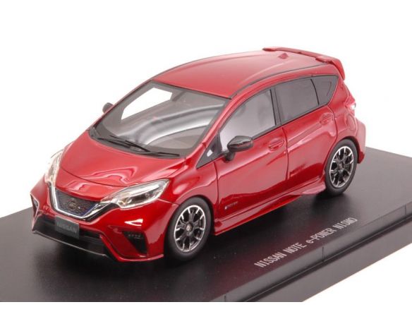 Ebbro EB45442 NISSAN NOTE e-POWER NISMO 2017 METALLIC RED 1:43 Modellino