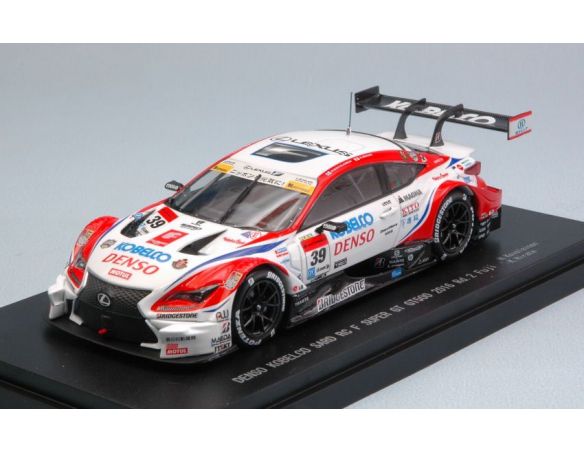 Ebbro EB45458 LEXUS RC F N.39 2nd FUJI SUPER GT 500 2016 H.KOVALAINEN-K.HIRATE 1:43 Modellino