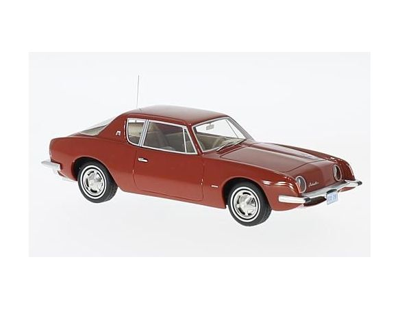 Neo Scale Models NEO47175 STUDEBAKER AVANT RED 1963 1:43 Modellino
