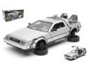 Welly WE22441FV DE LOREAN RITORNO AL FUTURO 2 FLYING WHEEL VERSION 1:24 Modellino