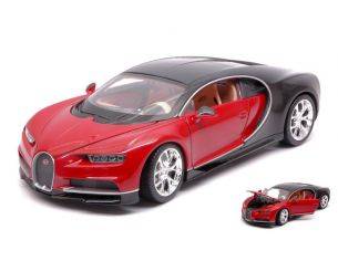 Welly WE24077R BUGATTI CHIRON RED/BLACK 1:24 Modellino