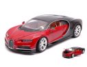 Welly WE24077R BUGATTI CHIRON RED/BLACK 1:24 Modellino