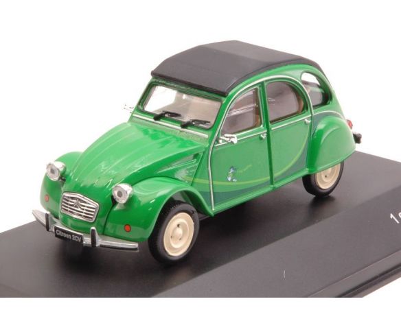 White Box WB184 CITROEN 2CV 1986 GREEN 1:43 Modellino