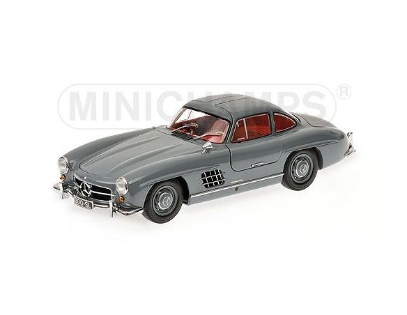 Minichamps PM180039005 MERCEDES 300SL 1954 SILVER 1:18 Auto Stradali