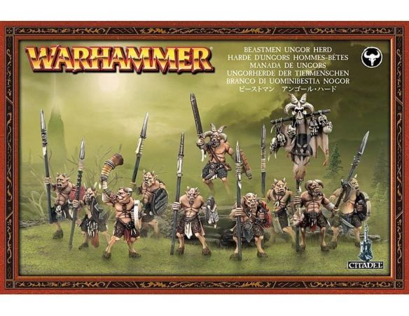 Games Workshop Warhammer 81-09 BRANCO DI UOMINIBESTIA  NOGOR Personaggi Citadel