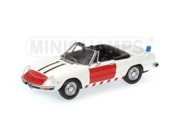 Minichamps PM180120994 ALFA ROMEO 2000 SPIDER RIJKSPOLIT.1:18 Modellino