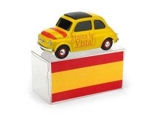 Brumm BMBR057 FIAT 500 BRUMS SPAGNA HASTA LA VISTA VIVA LA VIDA 1:43 Modellino