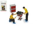 Brumm BMF092 SET MOTORISTI 2 MECCANICI + ACCESSORI Modellino