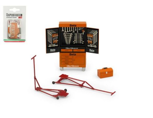 Brumm BMF095 SET CASSETTE UTENSILI + ATTREZZI Modellino