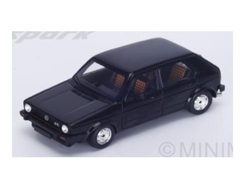 Spark Model S3209 VW GOLF GTI 1976 4-DOORS BLACK 1:43 Modellino