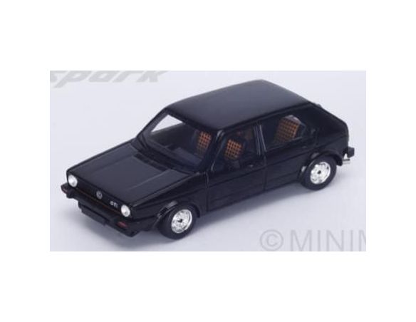 Spark Model S3209 VW GOLF GTI 1976 4-DOORS BLACK 1:43 Modellino