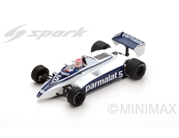 Spark Model S4790 BRABHAM BT49 NELSON PIQUET 1980 N.5 WINNER LONG BEACH GP 1:43 Modellino