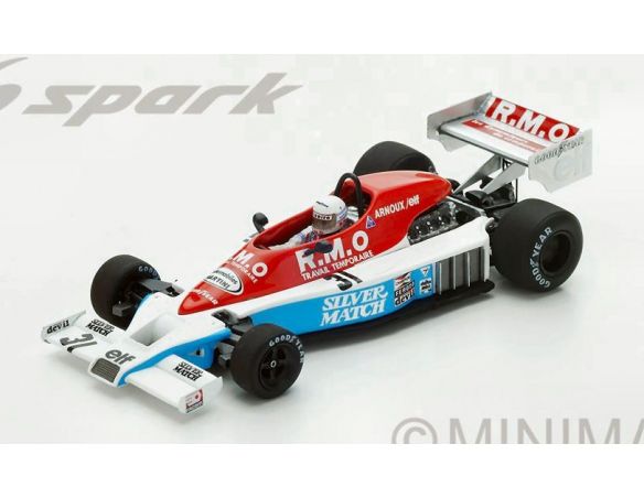 Spark Model S4838 MARTINI MK23 R.ARNOUX 1978 N.31 14th FRENCH GP 1:43 Modellino