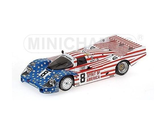 Minichamps PM180866508 PORSCHE 956L N.8 3rd LM 1986 FOLLMER-MORTON-MILLER 1:18 Modellino
