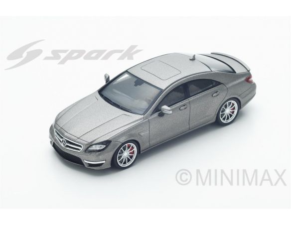 Spark Model S4982 MERCEDES CLS 63 AMG 2012 SILVER 1:43 Modellino