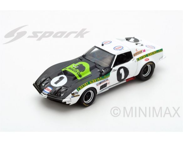 Spark Model S5073 CHEVROLET CORVETTE C3 N.1 ACCIDENT LM 1970 J.BOURDON-J.C.AUBRIET 1:43 Modellino