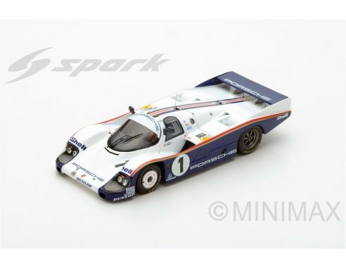 Spark Model S5503 PORSCHE 956 N.1 2nd LM 1963 ICKX-BELL 1:43 Modellino