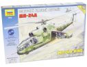 Zvezda 7273  aereo da fanteria Mil Mi - 24A  1:72 Kit Modellino
