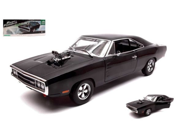 Greenlight GREEN19027 DOM'S DODGE CHARGER 1970 FAST & FURIOUS 2001 WITH BLOWN ENGINE 1:18 Modellino