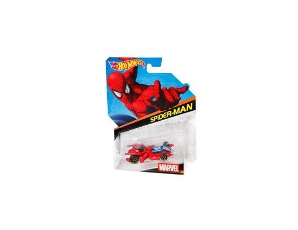 Hot Wheels HWBDM72 SPIDERMAN CAR MARVEL BLISTER 1:64 Modellino