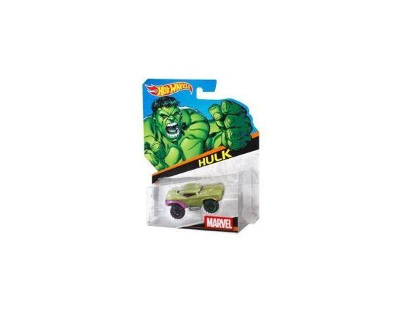 Hot Wheels HWBDM76 HULK CAR MARVEL BLISTER 1:64 Modellino