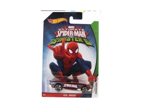 Hot Wheels HWCMJ79BL BLVD.BRUISER SPIDERMAN VS SINISTER 6 1:64 Modellino