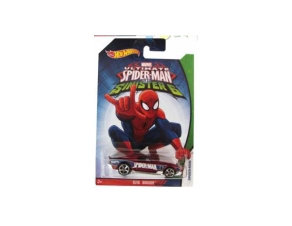 Hot Wheels HWCMJ79BL BLVD.BRUISER SPIDERMAN VS SINISTER 6 1:64 Modellino