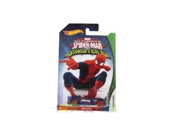 Hot Wheels HWCMJ79M MONOPOSTO SPIDERMAN VS SINISTER 6 1:64 Modellino