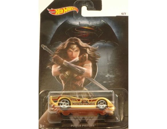 Hot Wheels HWDJL47P POWER PISTONS BATMAN V SUPERMAN 1:64 Modellino
