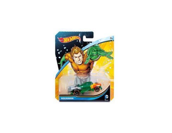 Hot Wheels HWDMM14 AQUAMAN CAR DC COMICS 1:64 Modellino