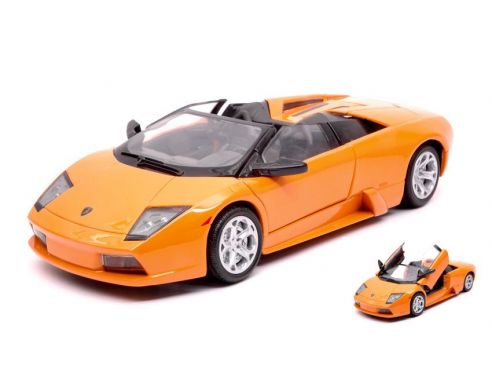 Motormax MTM73316OR LAMBORGHINI MURCIELAGO ROADSTER 2007 ORANGE 1:24 Modellino