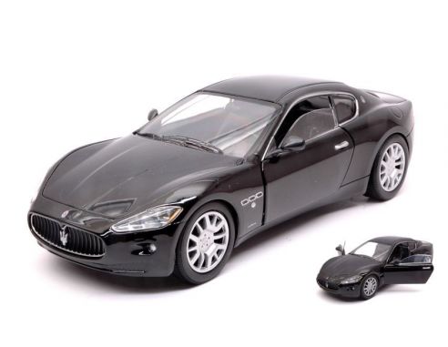 Motormax MTM73361BK MASERATI GRANTURISMO 2007 BLACK 1:24 Modellino