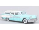Neo Scale Models NEO46255 PONTIAC STARCHIEF SAFARI TURQUOISE/WHITE 1958 1:43 Modellino
