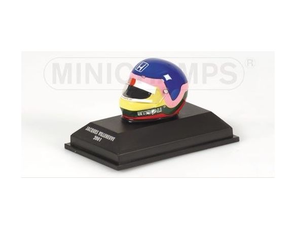 MINICHAMPS 301010010 CASCO HELMET BELL JACQUES VILLENEUVE 2001 Modellino