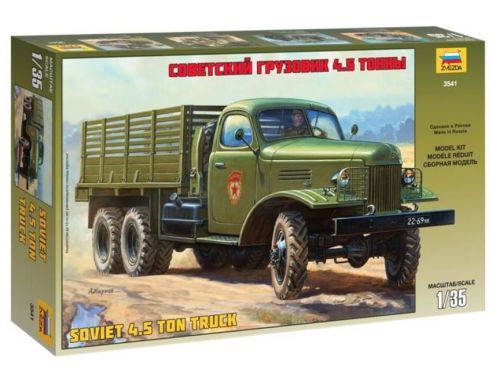 Zvezda 3541 ZIS-151 SOVIET TRUCK 6X6 KIT 1:35 Modellino